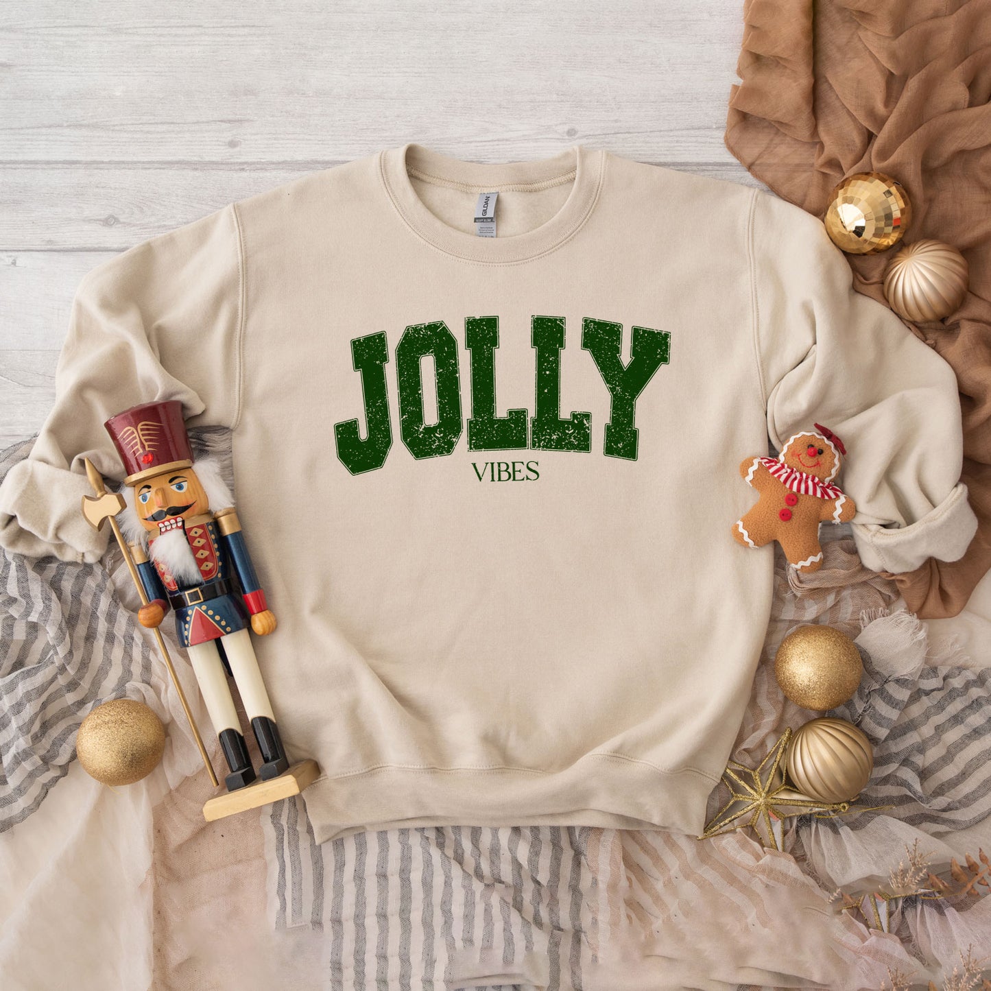 Jolly Vibes Grunge |Sweatshirt