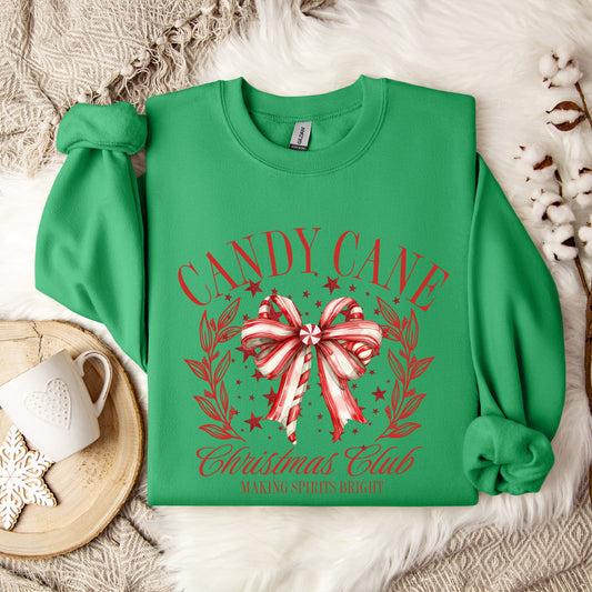 Coquette Candy Cane | Sweatshirt