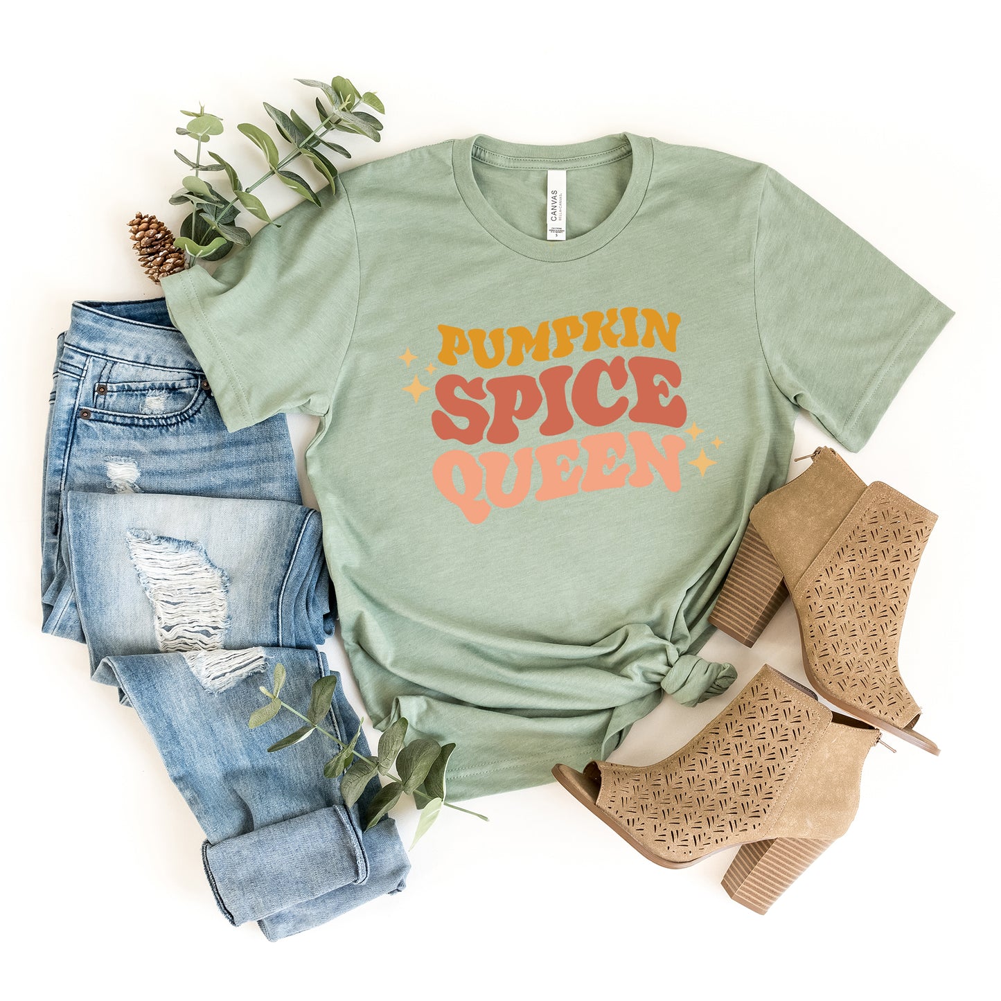 Pumpkin Spice Queen | Short Sleeve Graphic Tee