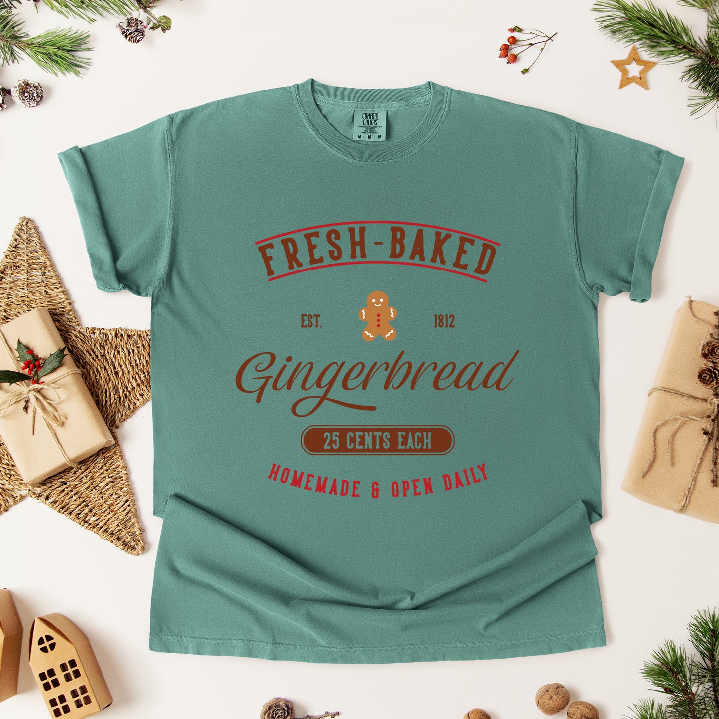 Fresh-Baked Gingerbread | Garment Dyed Tee