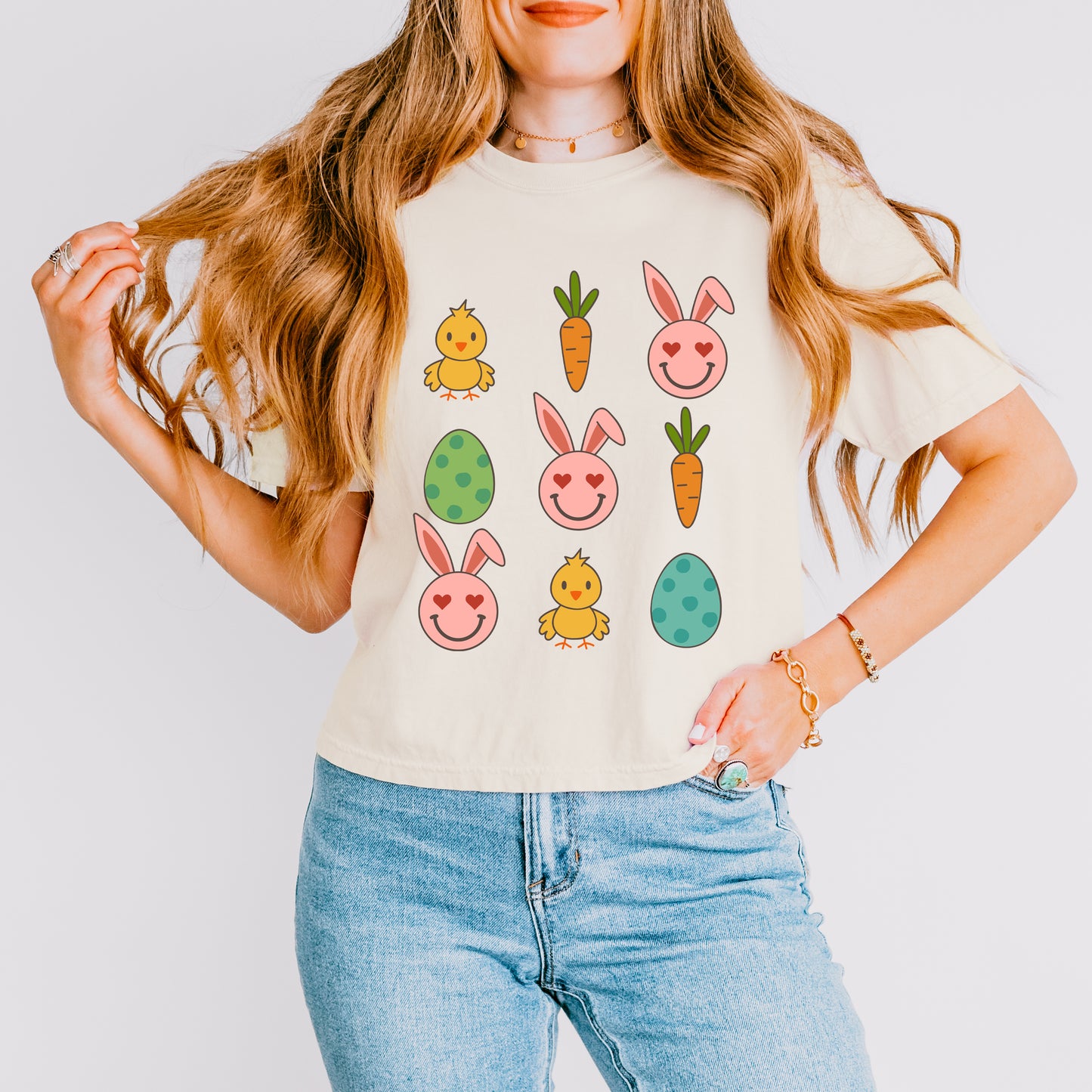 Easter Chart | Relaxed Fit Cropped Tee