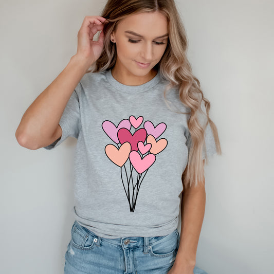 Heart Balloon Bundle | Short Sleeve Graphic Tee