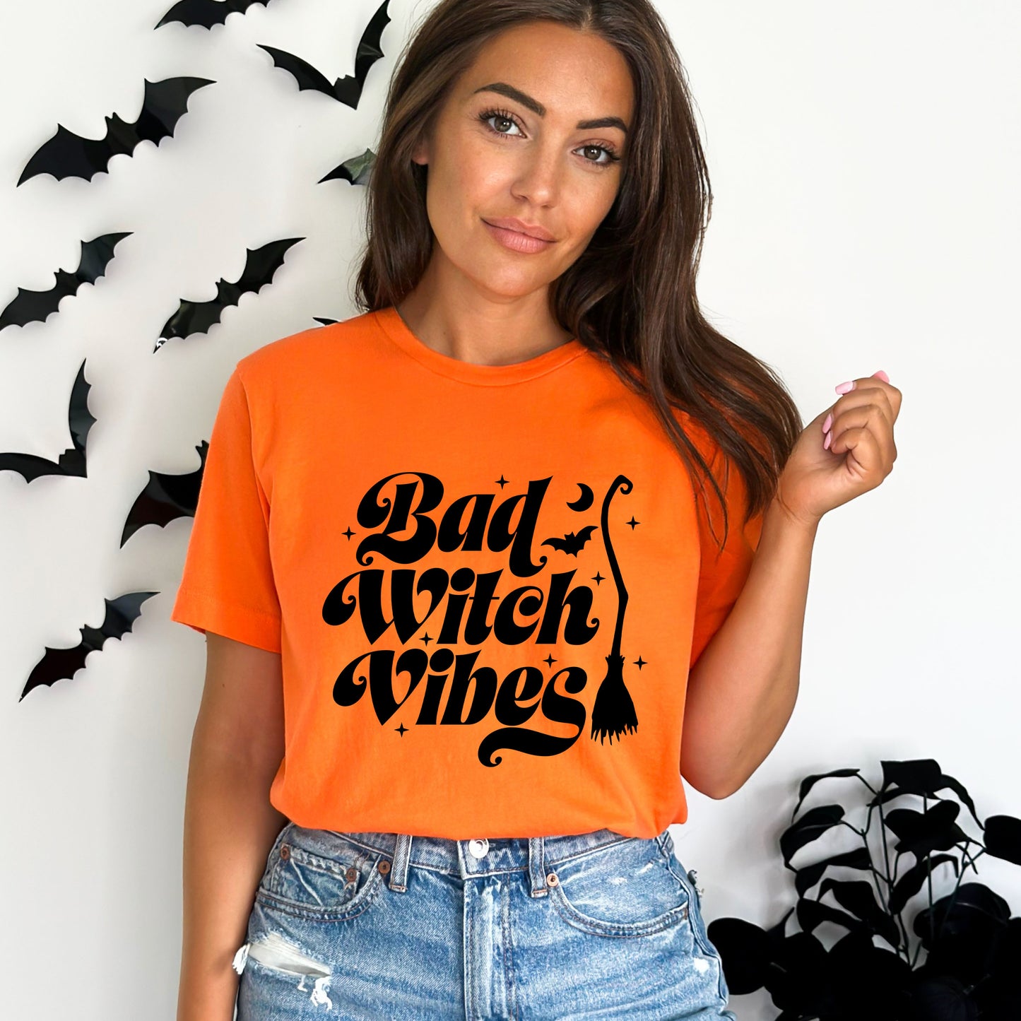 Bad Witch Vibes | Short Sleeve Crew Neck