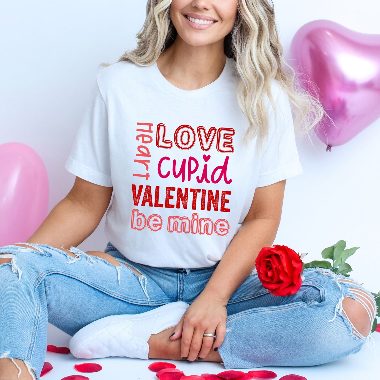 Valentine's Words | Short Sleeve Graphic Tee