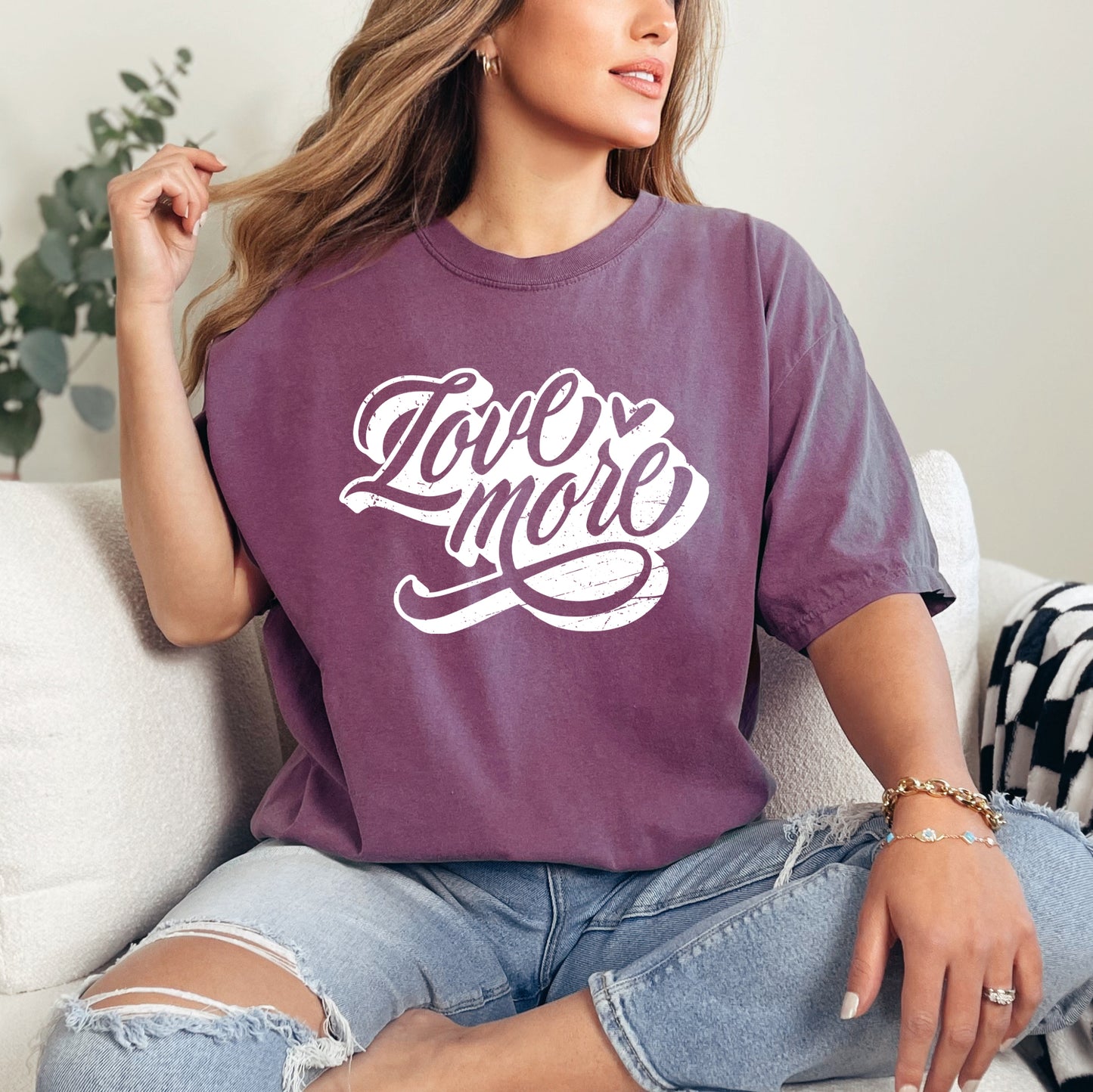 Love More Words | Garment Dyed Tee