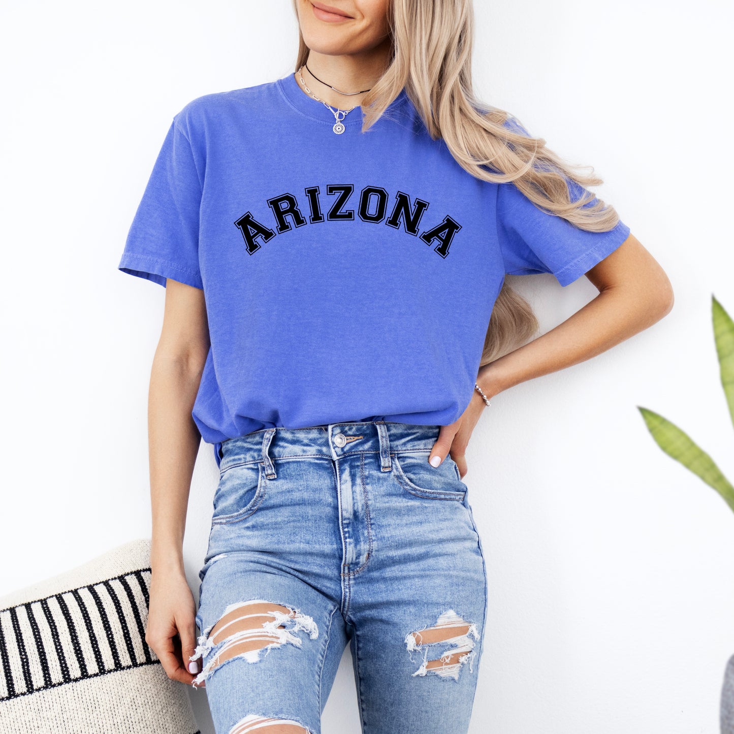 Arizona Curved | Garment Dyed Tee