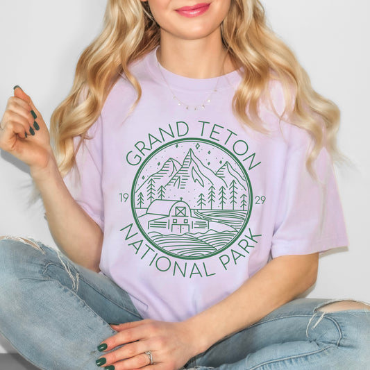 Grand Teton National Park | Garment Dyed Tee