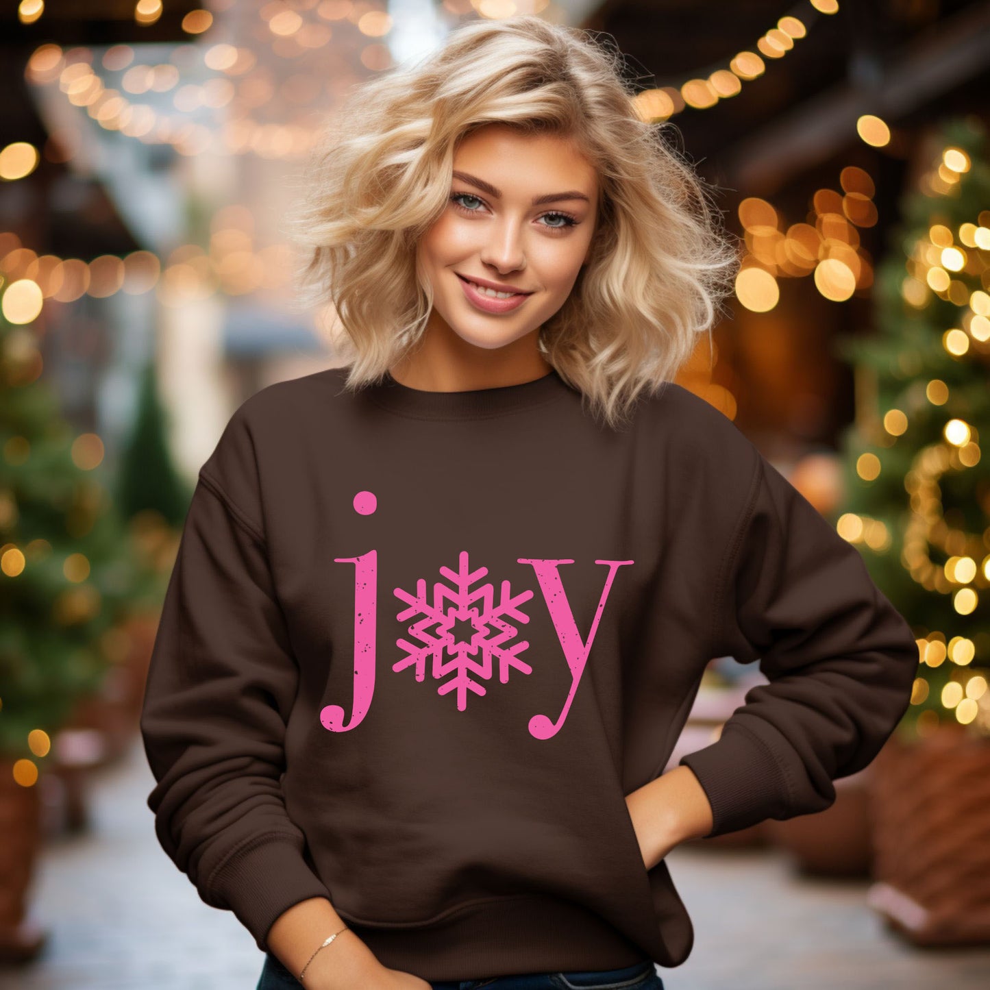 Joy Snowflake | Sweatshirt