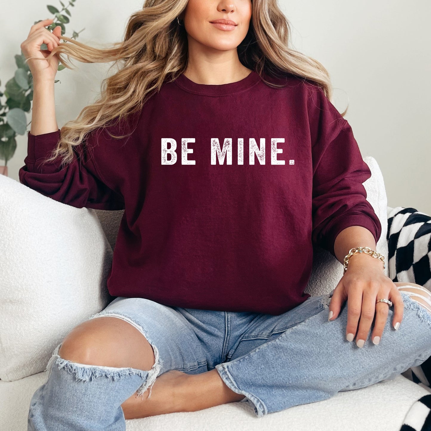 Be Mine Block | Sweatshirt