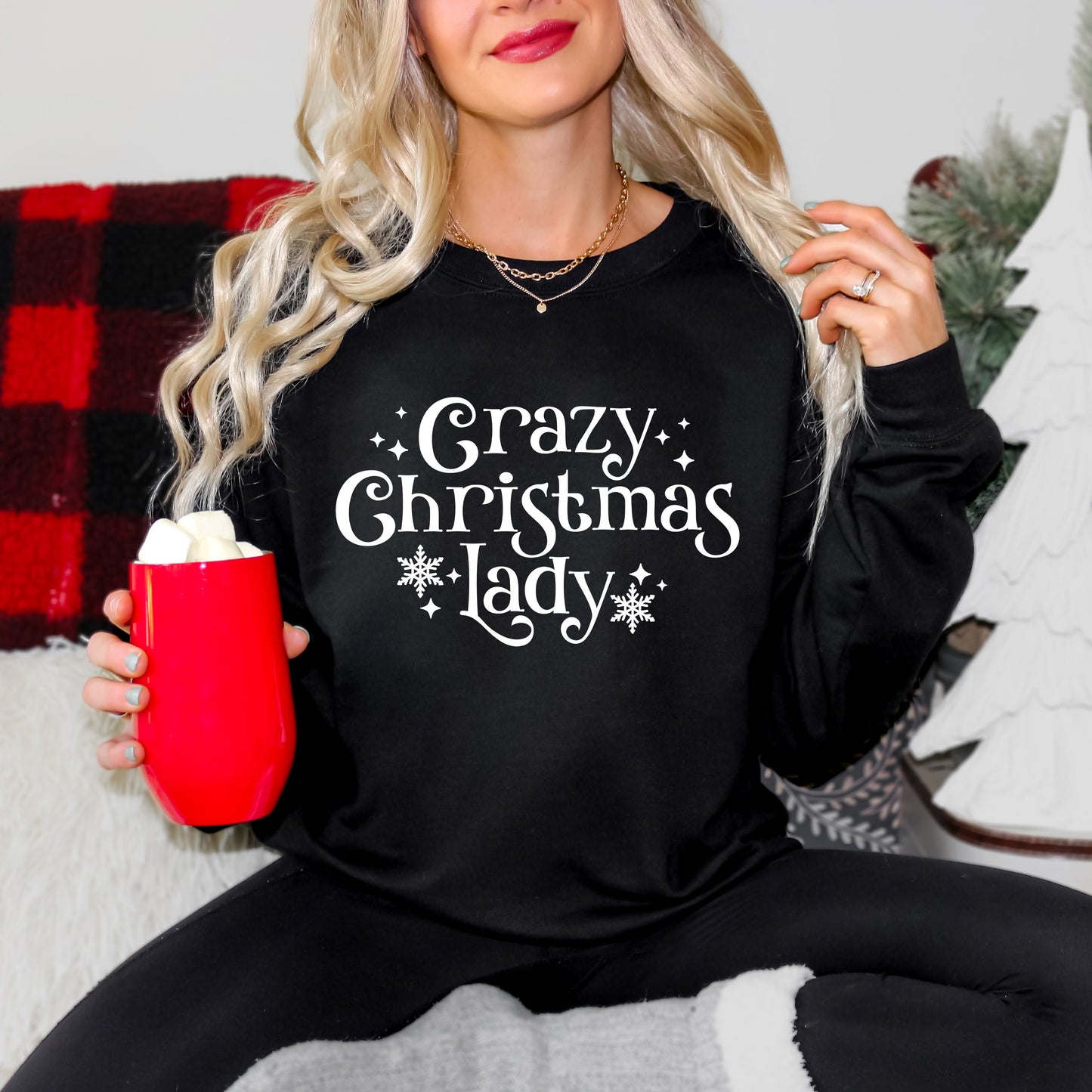 Crazy Christmas Lady | Sweatshirt