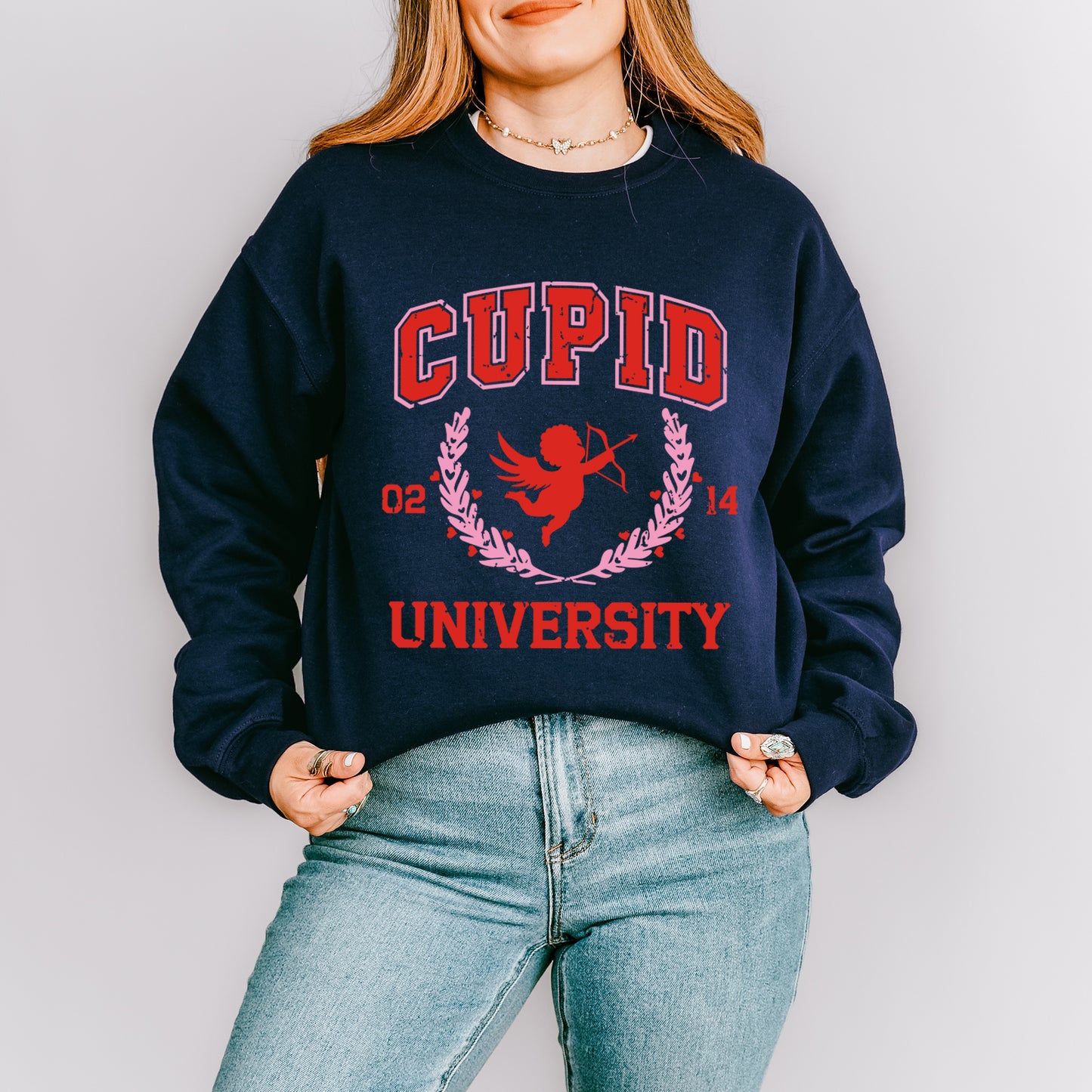 Cupid University Distressed | Sweatshirt