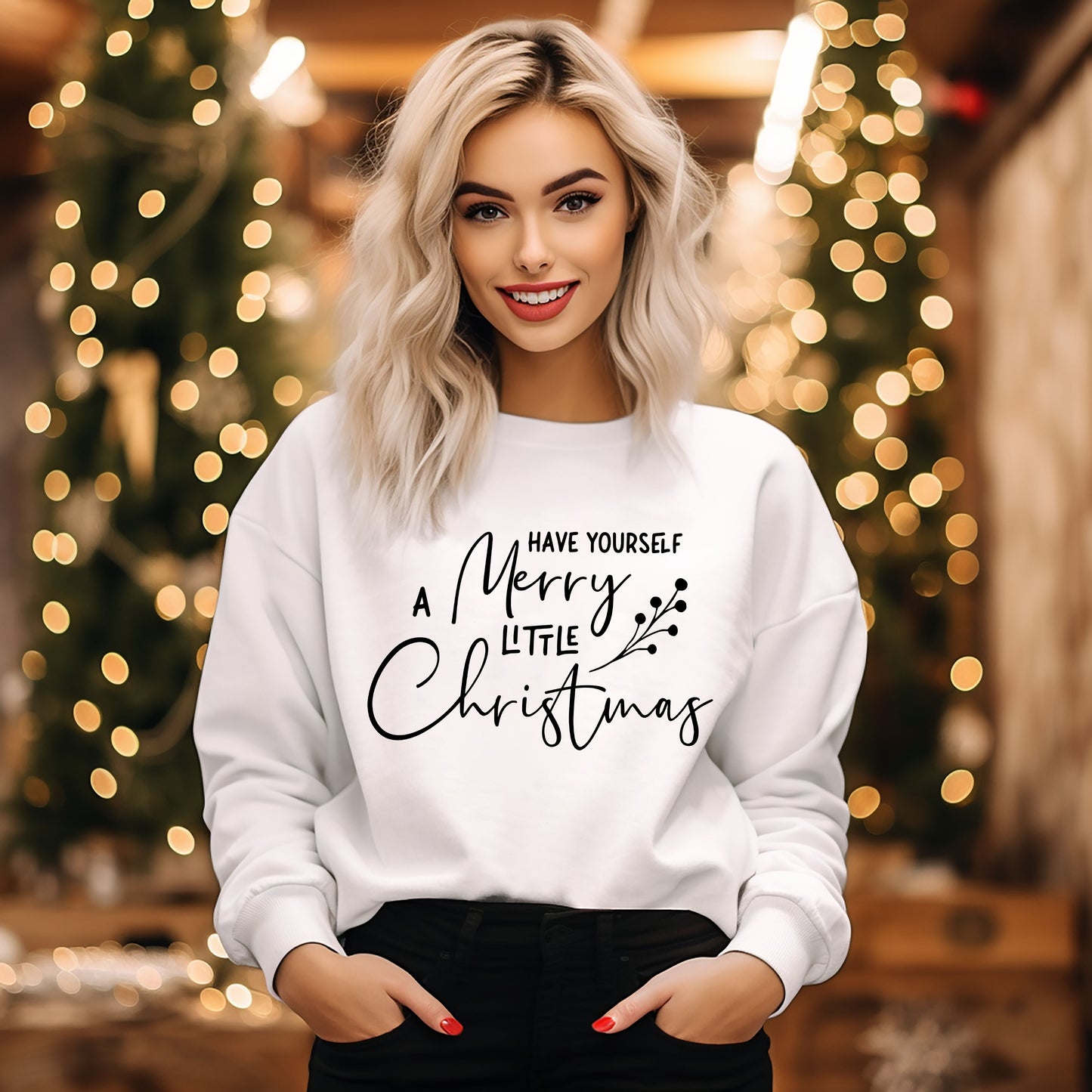 Have Yourself A Merry Little Christmas Berries  | Sweatshirt