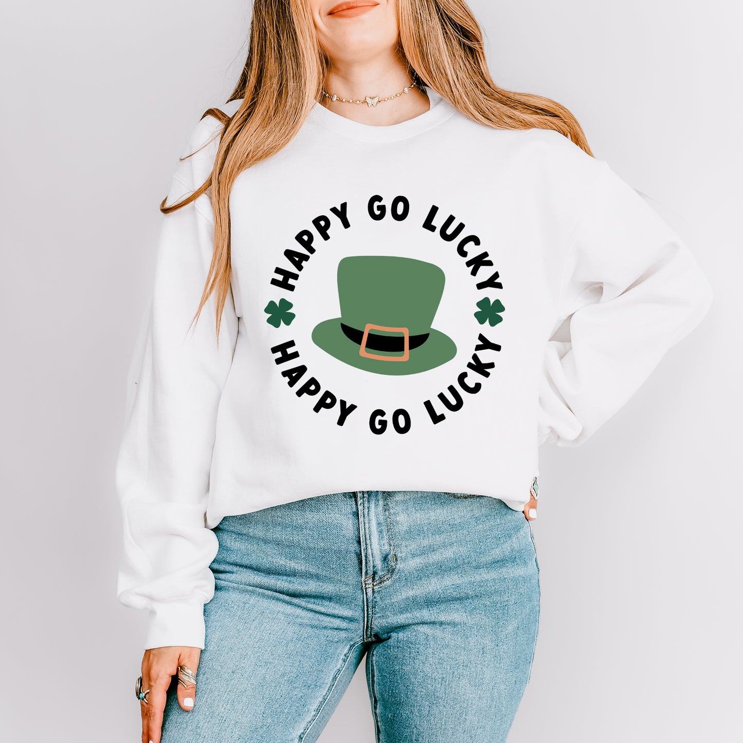 Happy Go Lucky Hat | Sweatshirt