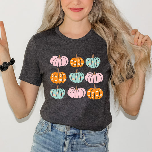 Floral Pumpkins Chart | Short Sleeve Graphic Tee