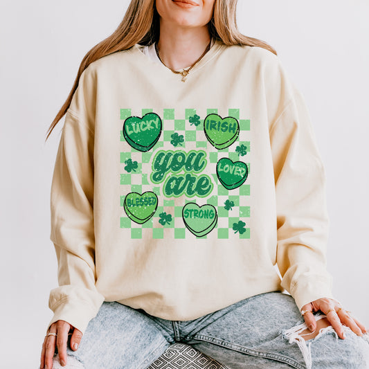 St. Patrick's Affirmations | Lightweight Garment Dyed Sweatshirt