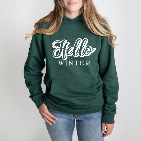 Retro Hello Winter | Hoodie