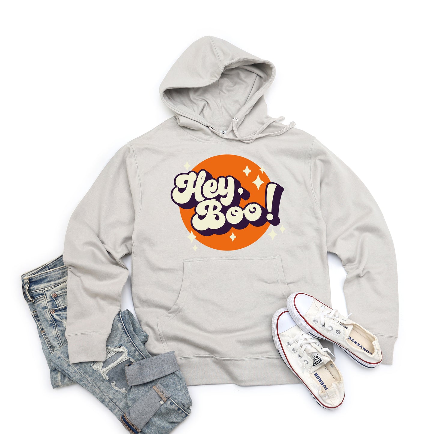 Retro Hey Boo | Hoodie