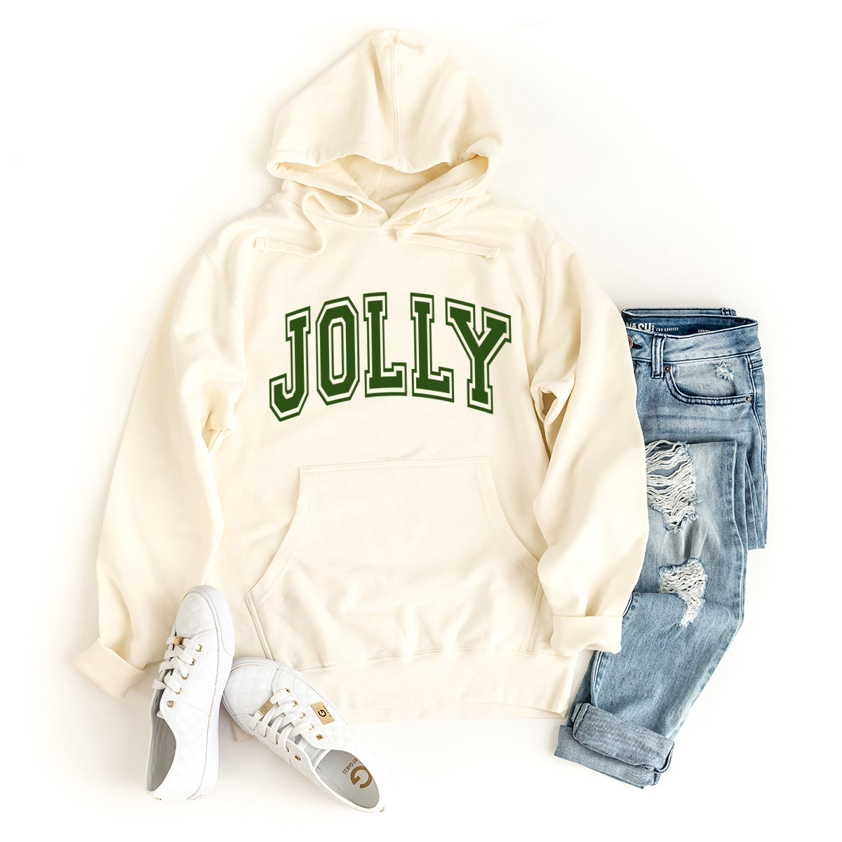 Jolly Varsity Thick Outline | Hoodie