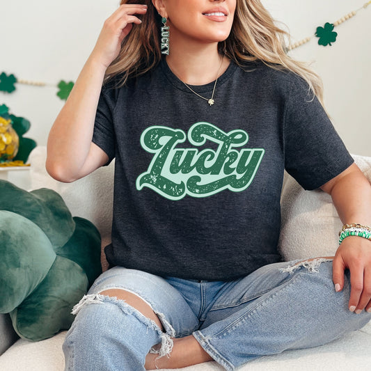 Lucky Retro Rough | Short Sleeve Crew Neck