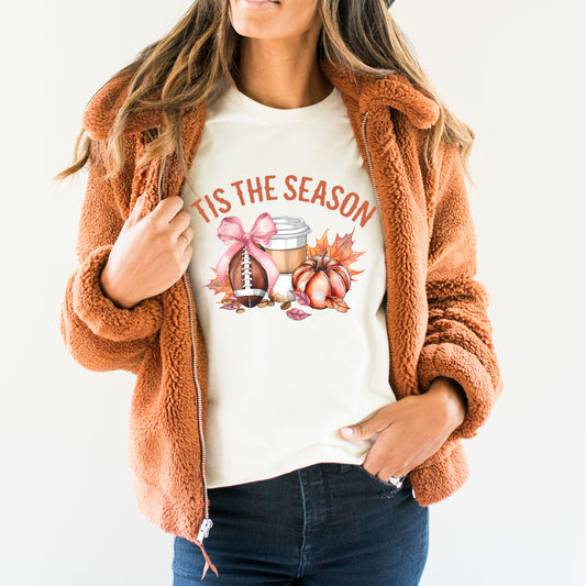 Coquette Tis The Season Fall | Short Sleeve Graphic Tee