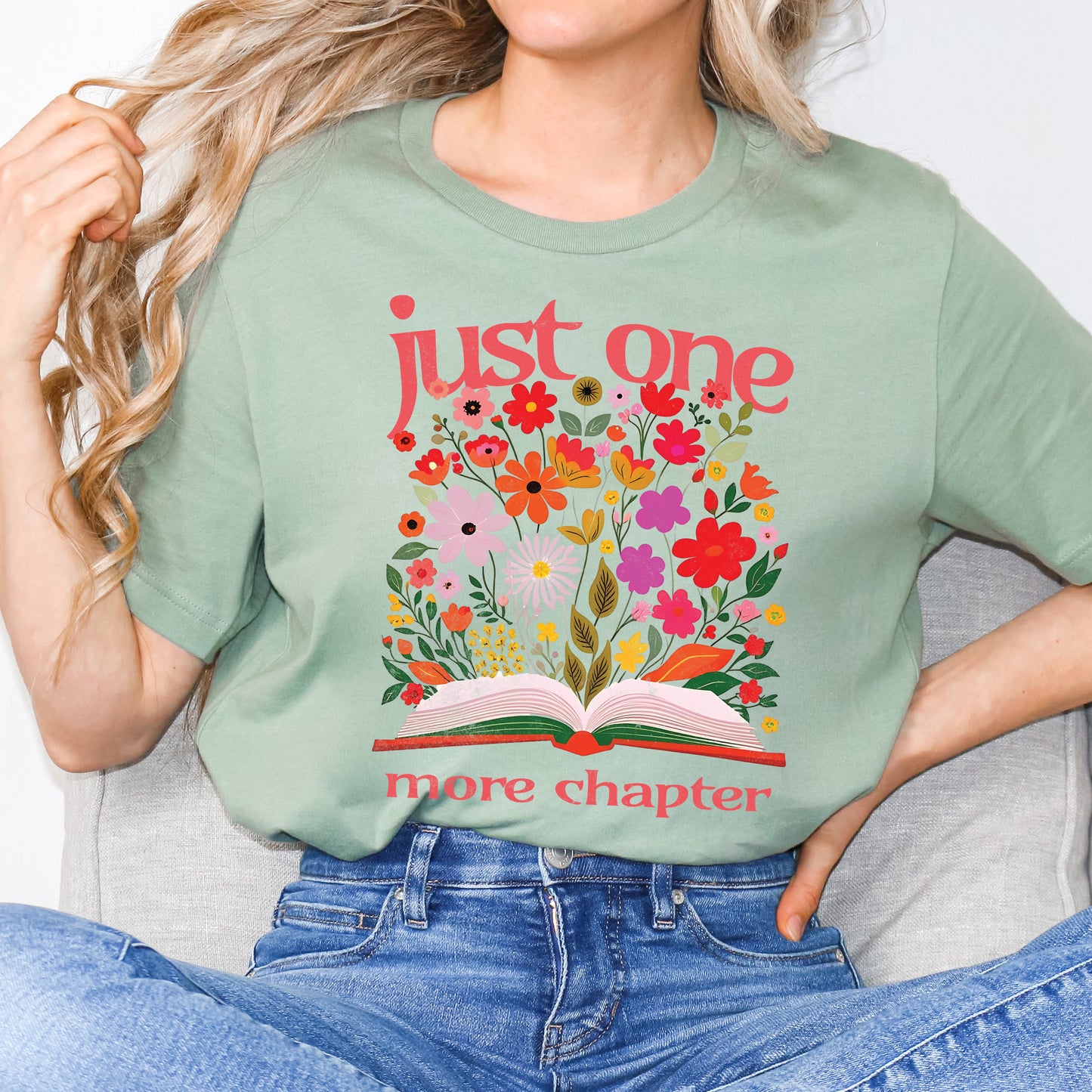 Just One More Chapter Blooming | Short Sleeve Graphic Tee