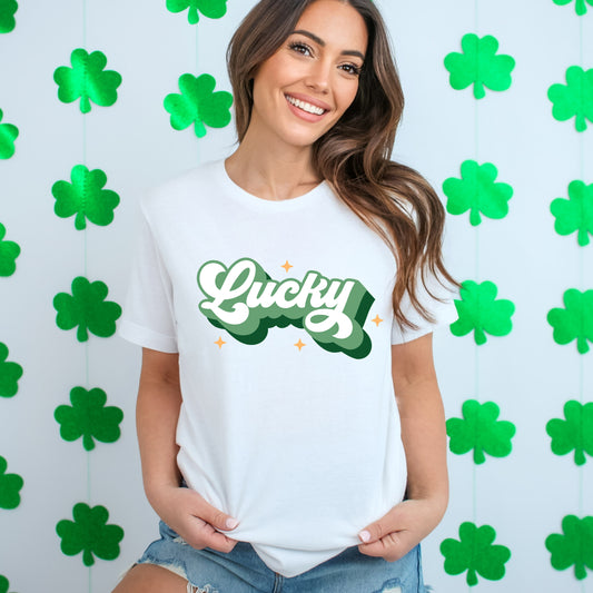 Retro Lucky | Short Sleeve Graphic Tee