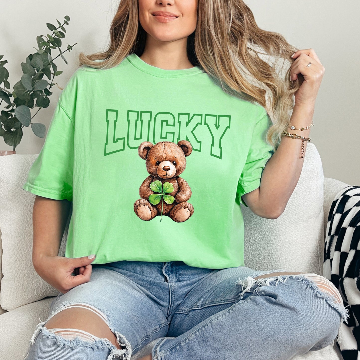 Lucky Bear | Garment Dyed Tee