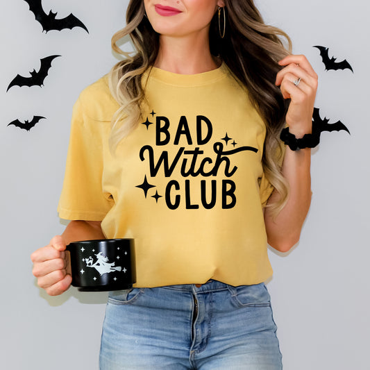 Bad Witch Club | Garment Dyed Short Sleeve Tee