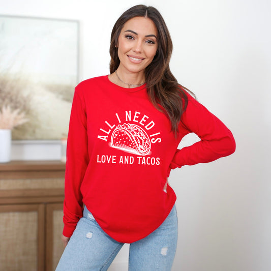 Valentine Taco | Long Sleeve Graphic Tee