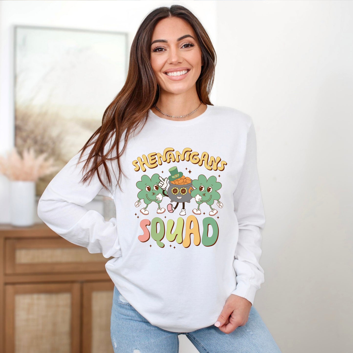 Shenanigans Squad | Long Sleeve Crew Neck