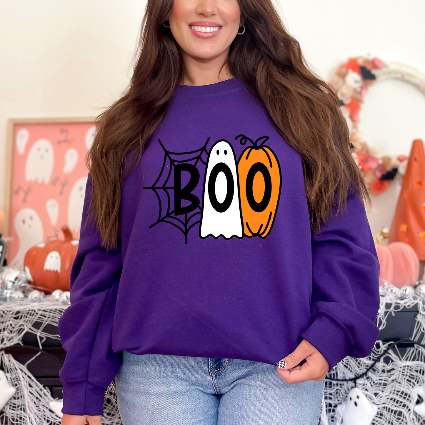 Boo Web Ghost | Sweatshirt