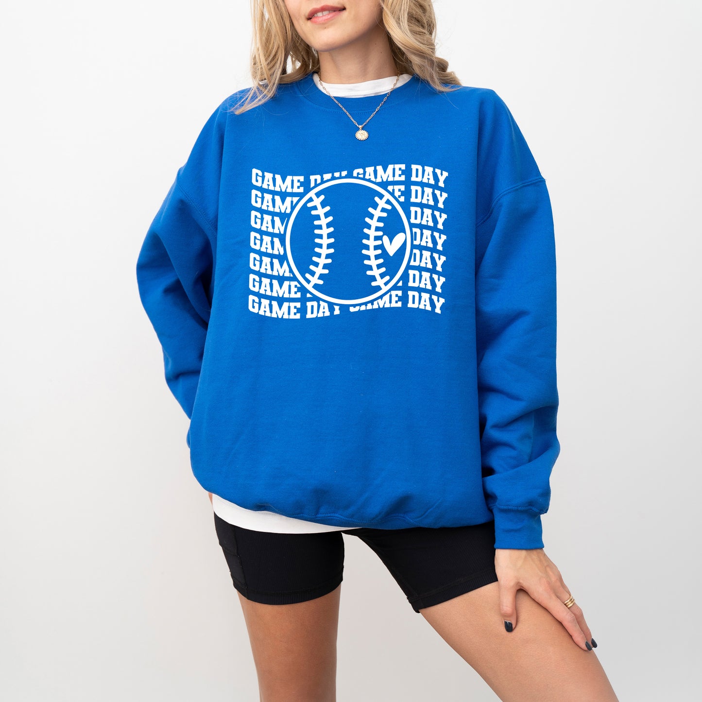 Baseball Game Day Stacked | Sweatshirt