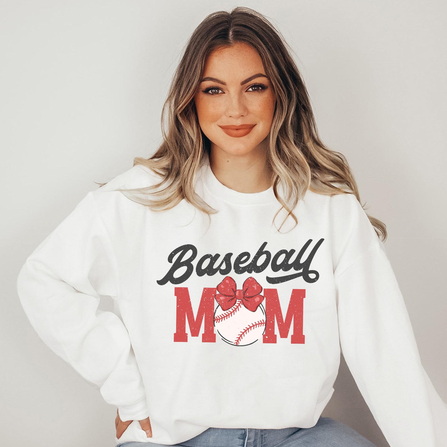 Coquette Baseball Mom | Sweatshirt