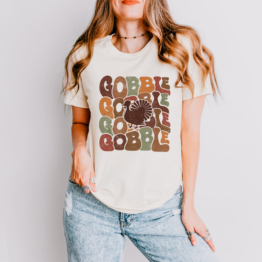 Gobble Turkey | Short Sleeve Crew Neck