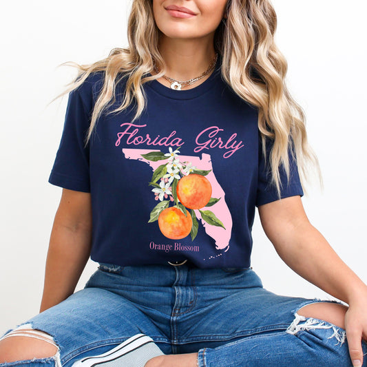 Florida Girly Flower | Short Sleeve Graphic Tee