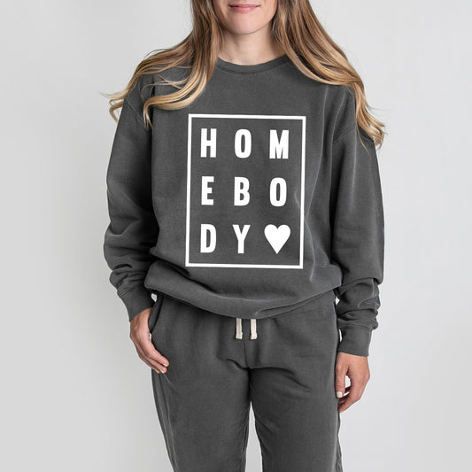 Homebody Heart | Lightweight Garment Dyed Sweatshirt Set