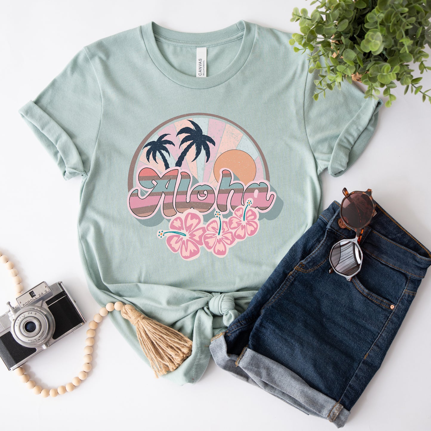 Retro Aloha | Short Sleeve Graphic Tee