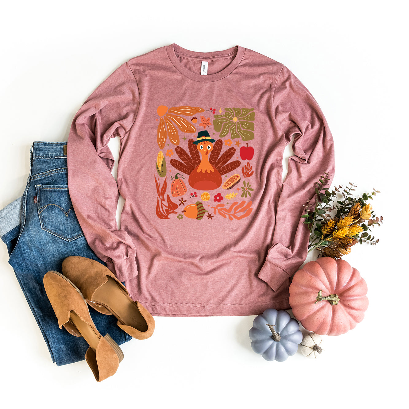 Turkey Boho | Long Sleeve Crew Neck