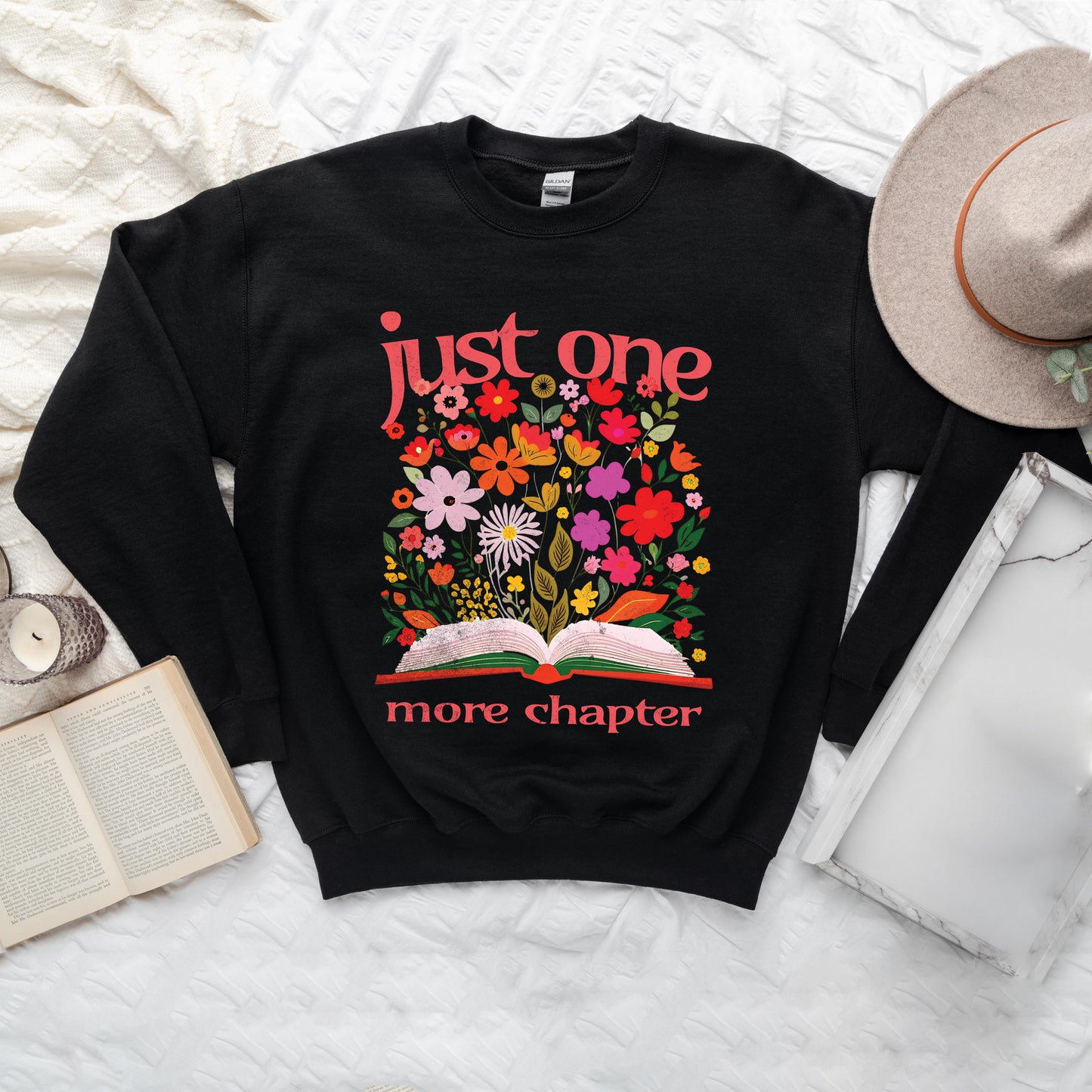 Just One More Chapter Blooming | Sweatshirt