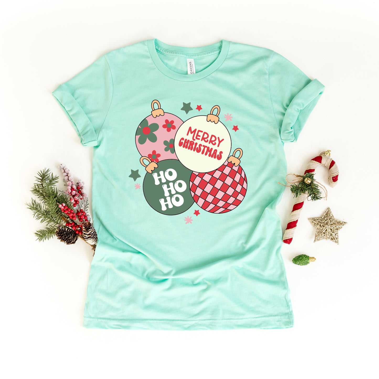 Christmas Ornaments | Short Sleeve Crew Neck