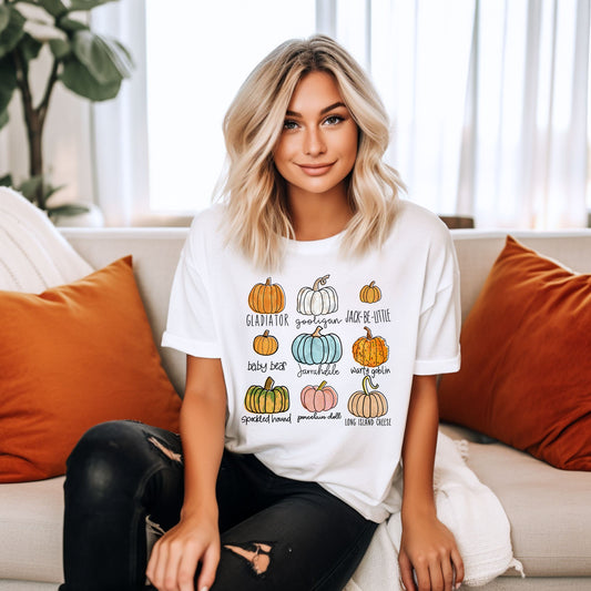 Pumpkin Chart | Short Sleeve Graphic Tee