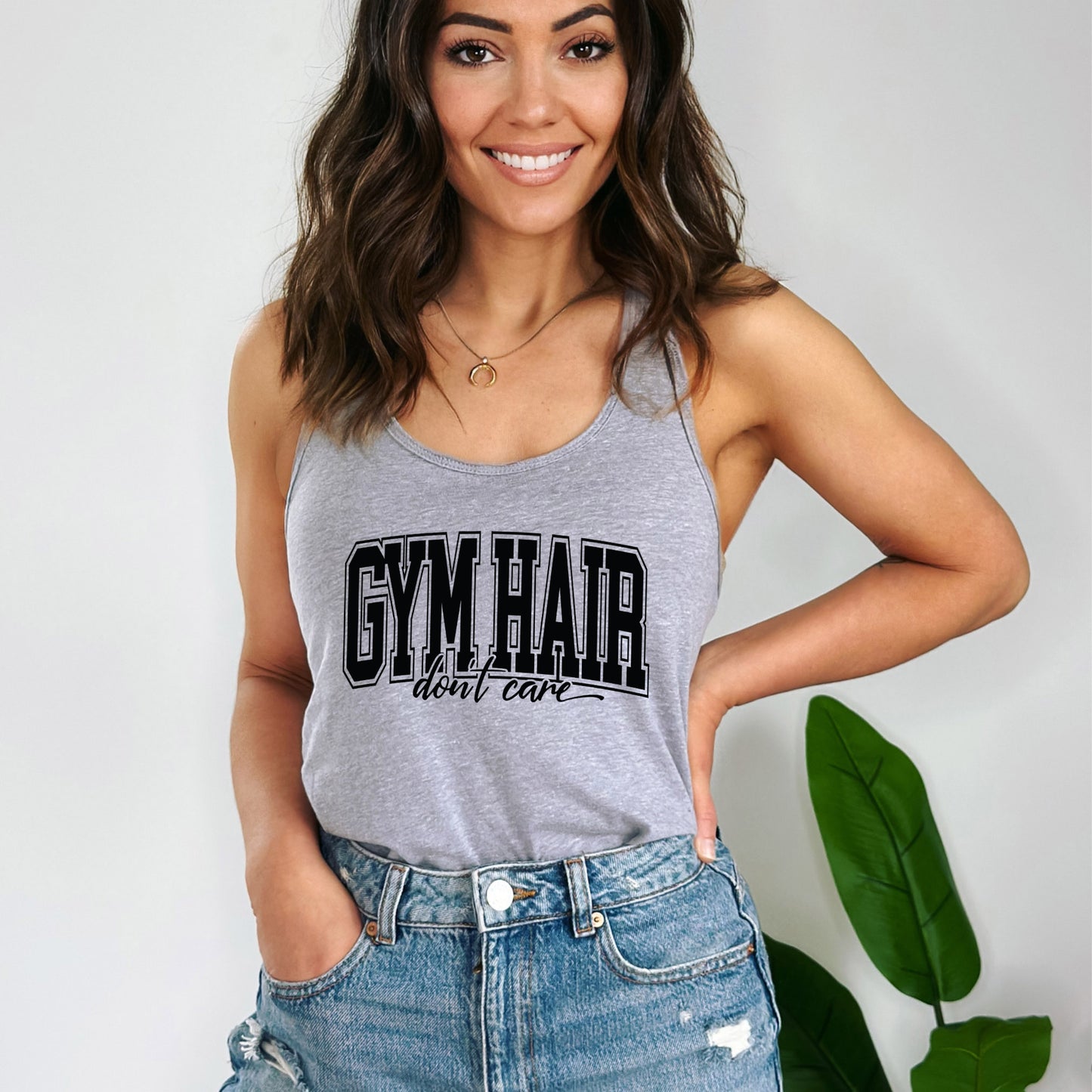 Gym Hair Varsity | Racerback Tank