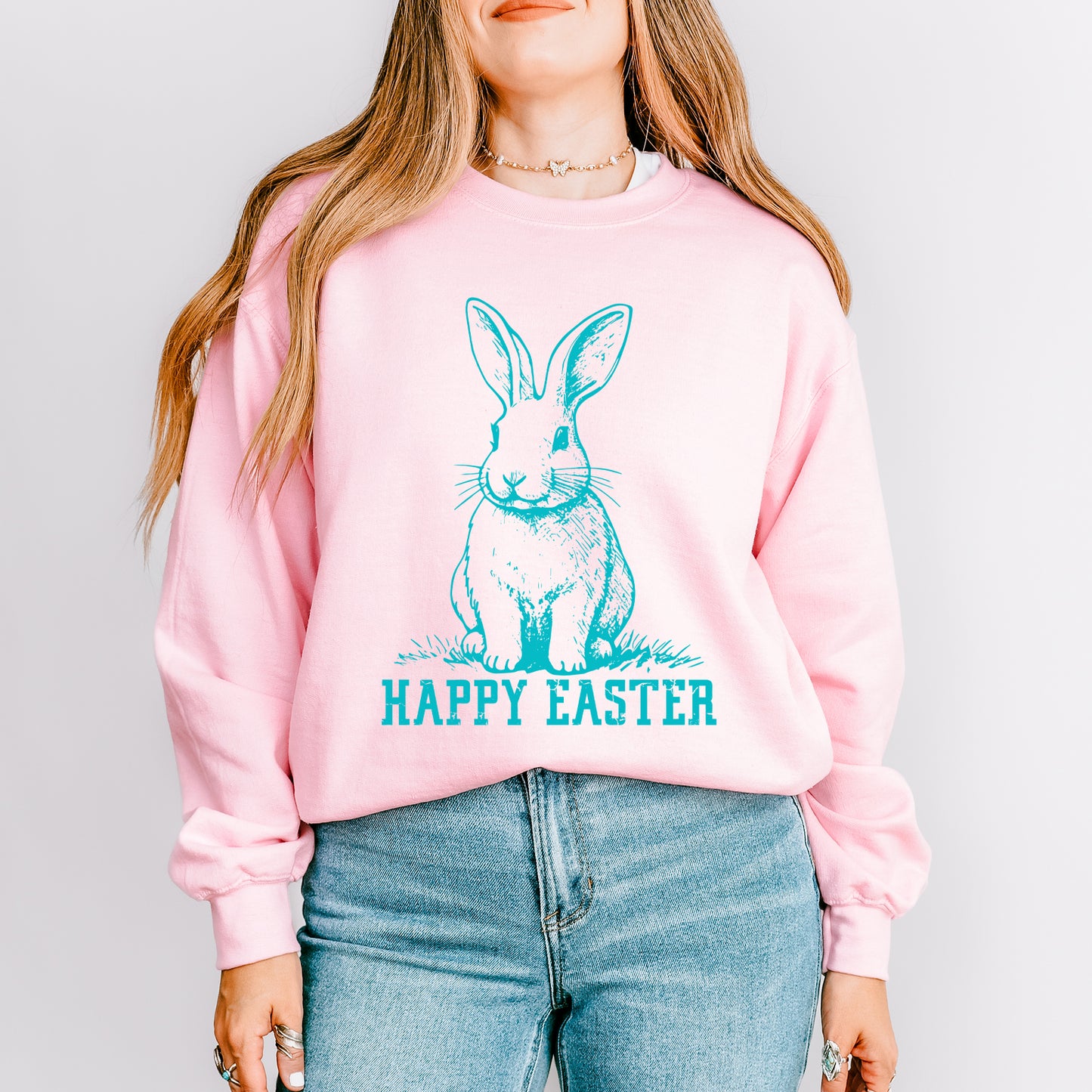 Happy Easter Bunny Outline | Sweatshirt