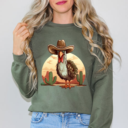 Turkey Bird Western | Sweatshirt