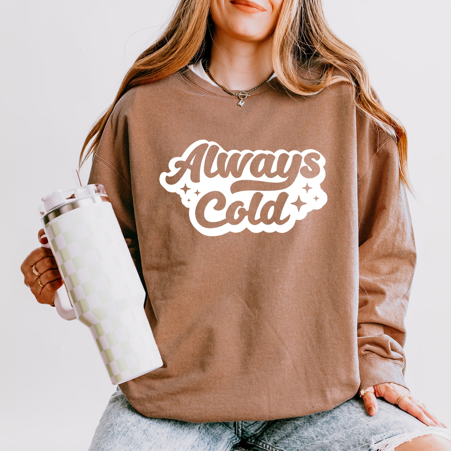 Always Cold Retro | Lightweight Garment Dyed Sweatshirt