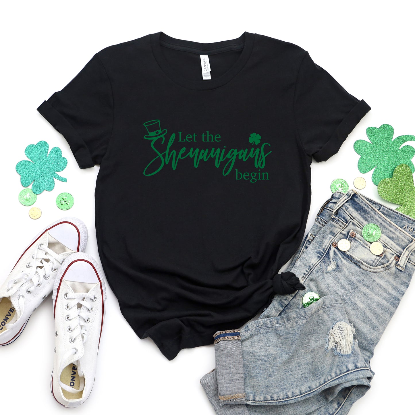 Let The Shenanigans Begin| Short Sleeve Graphic Tee