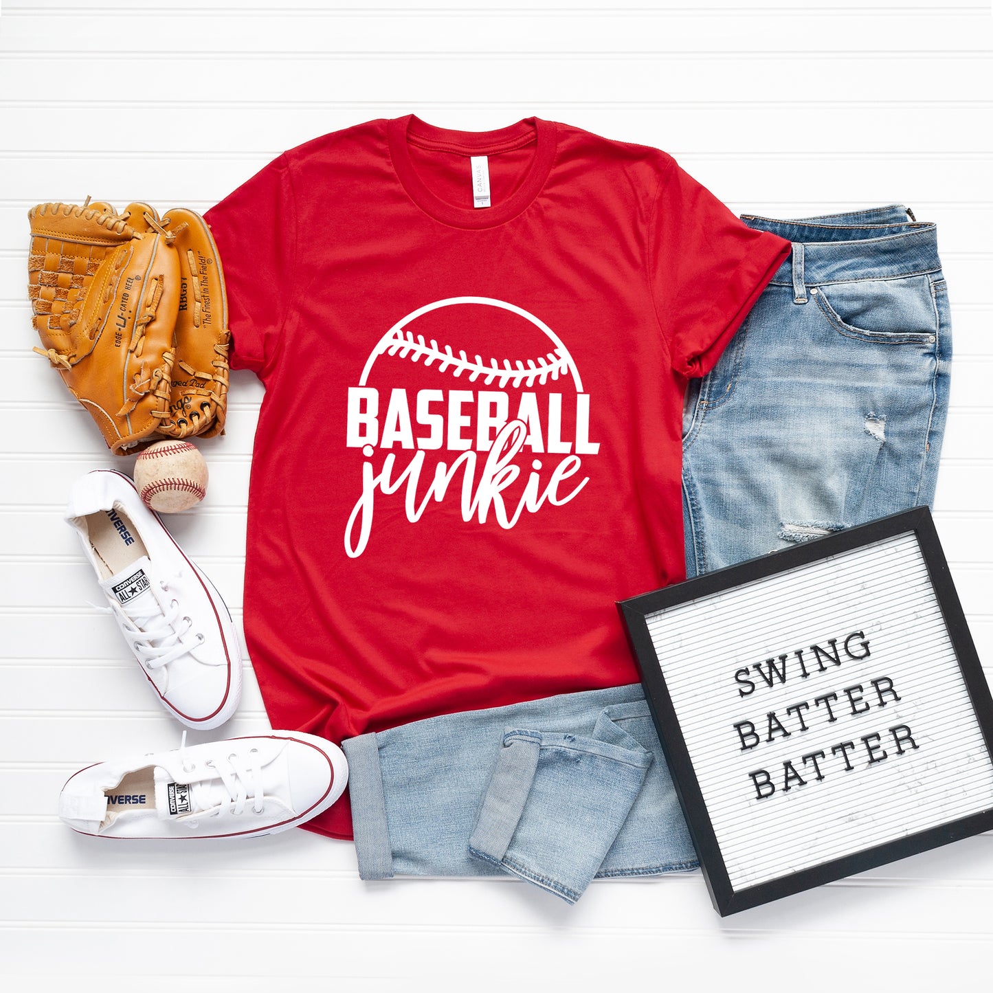 Baseball Junkie | Short Sleeve Graphic Tee