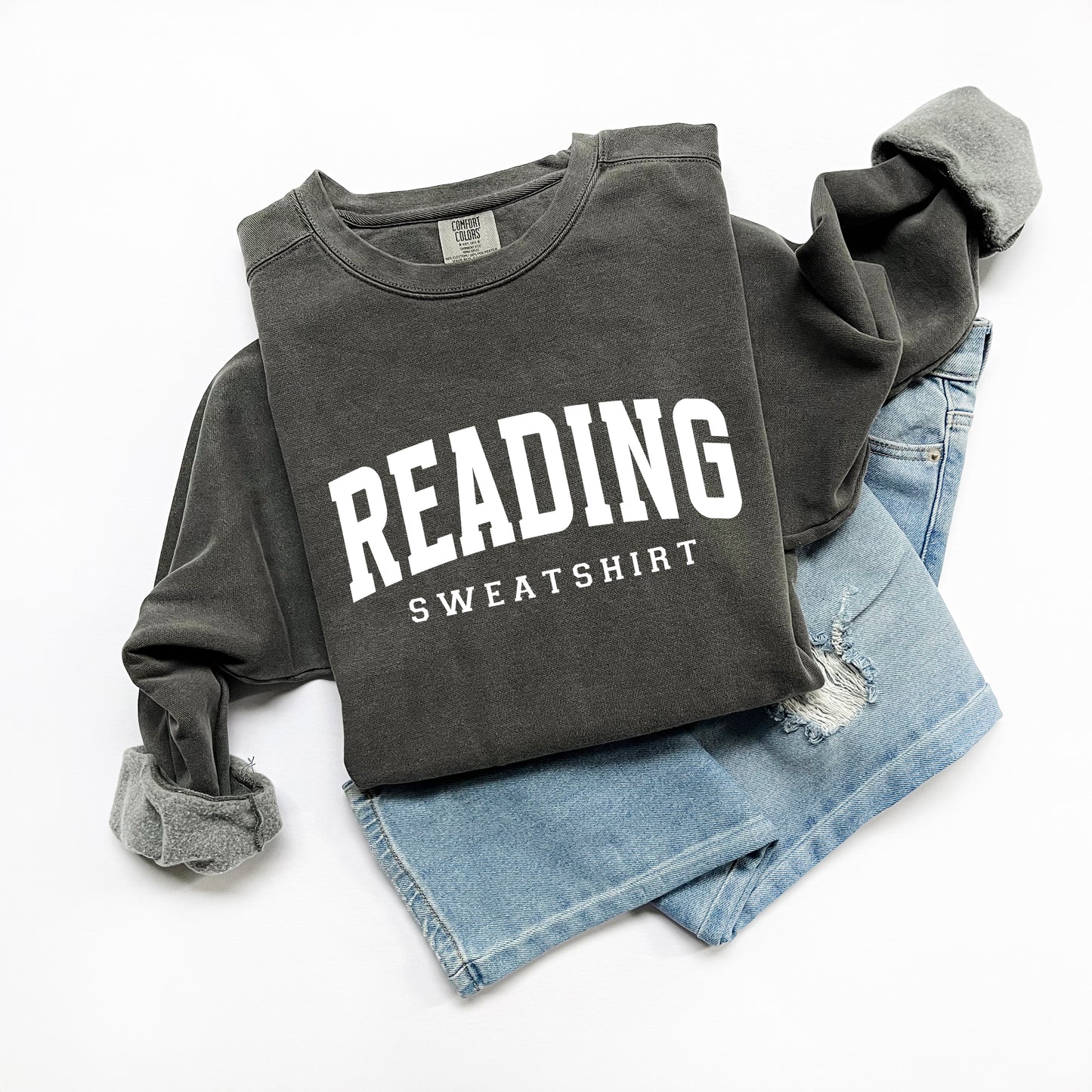 Reading Sweatshirt | Garment Dyed Sweatshirt