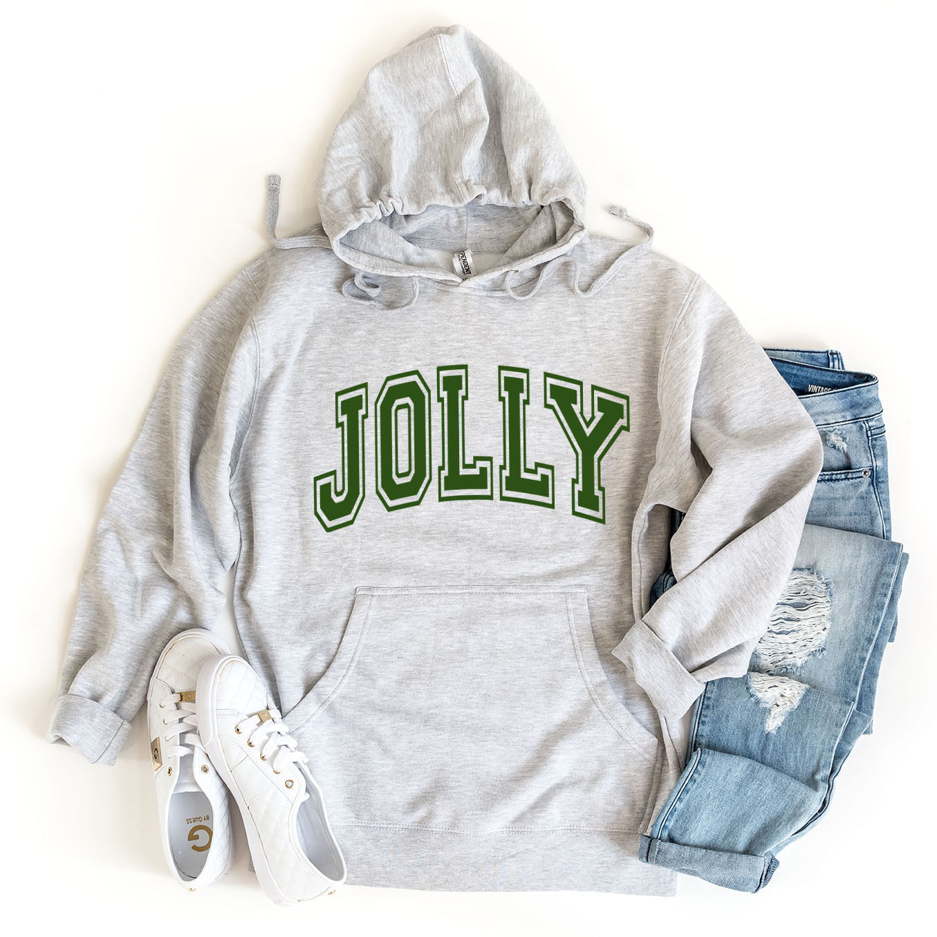 Jolly Varsity Thick Outline | Hoodie