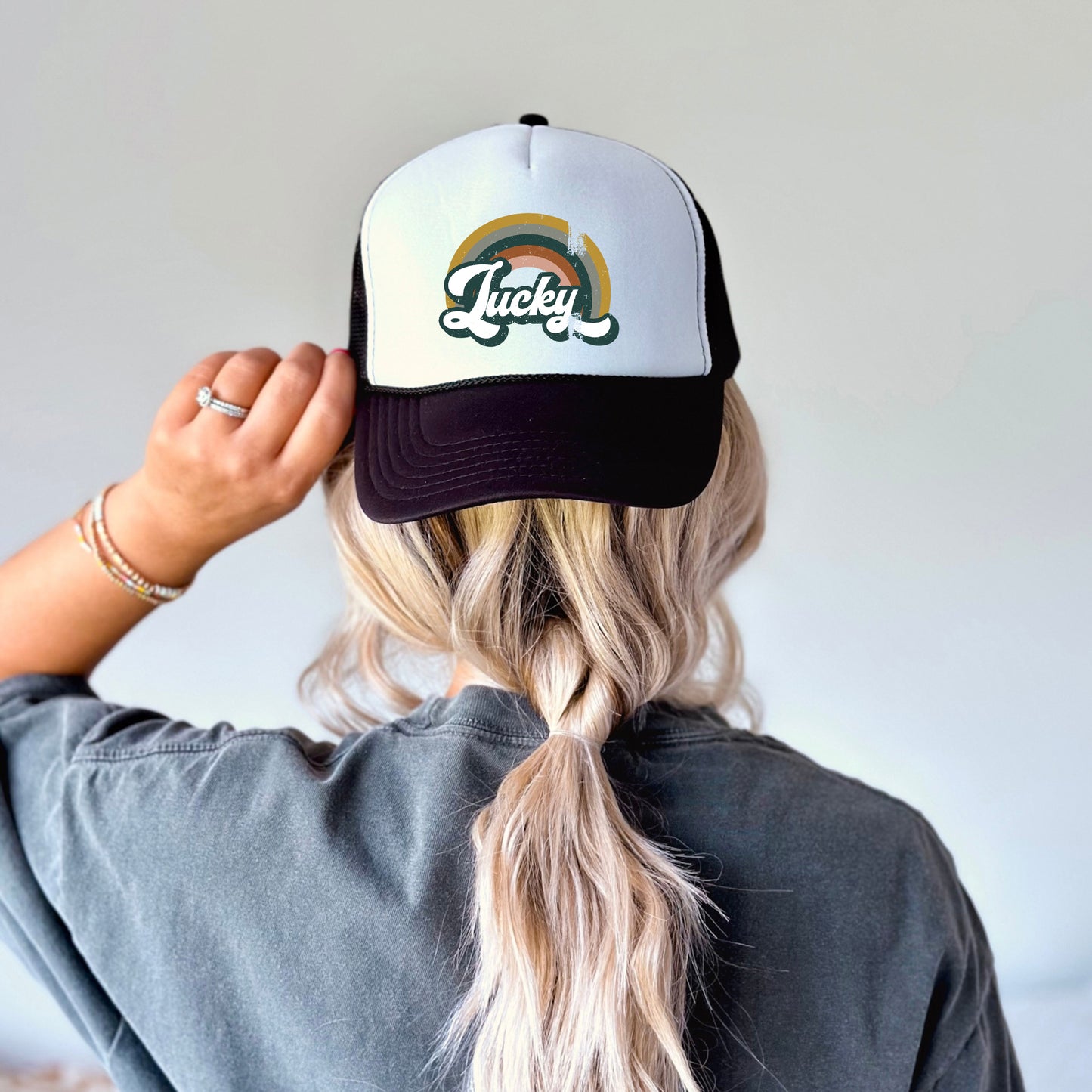 Lucky Rainbow | Foam Trucker Hat